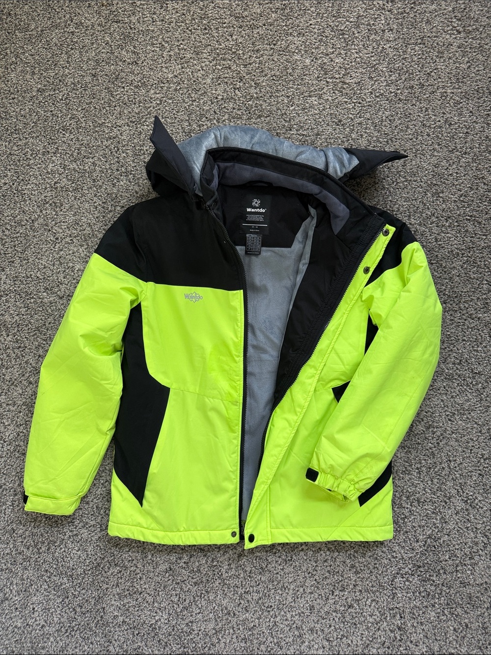 Wantdo Youth Ski Jacket Neon - Y 14/16